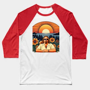 Sunset Lanes with The Dude Baseball T-Shirt